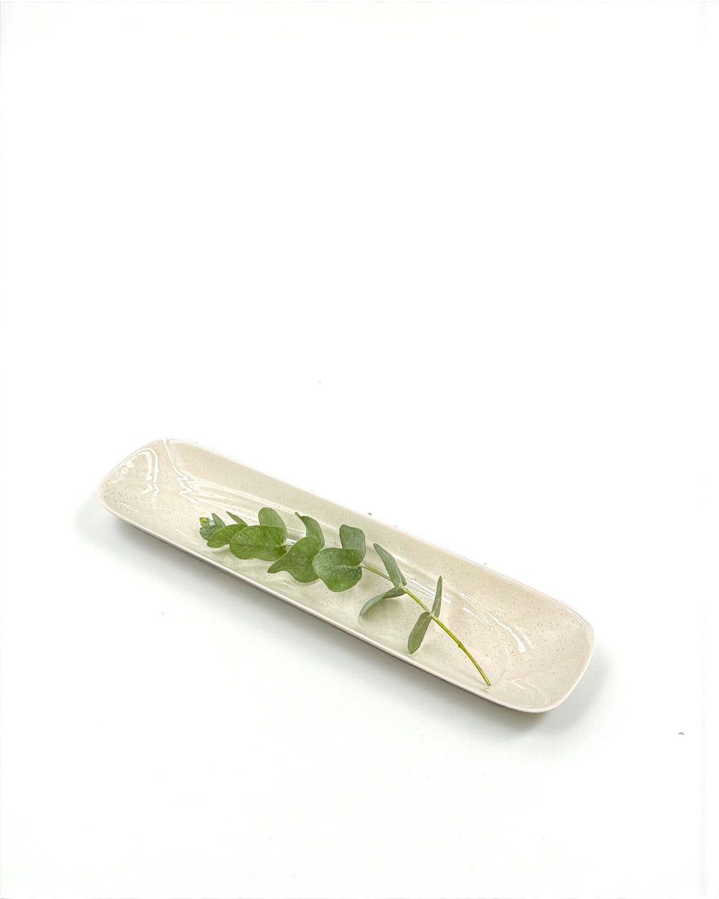 Talerz długi do przekąsek Soft